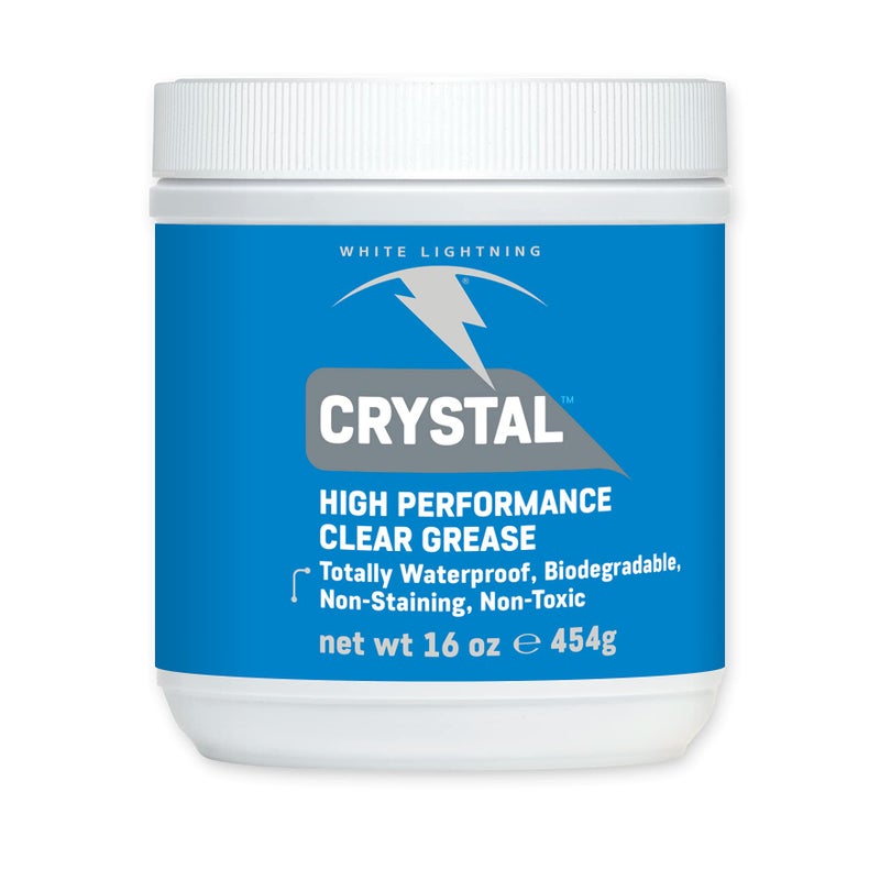 White Lightning Crystal Grease Biodegradable, Non-Toxic Grease, 1lb Tub - Image 1